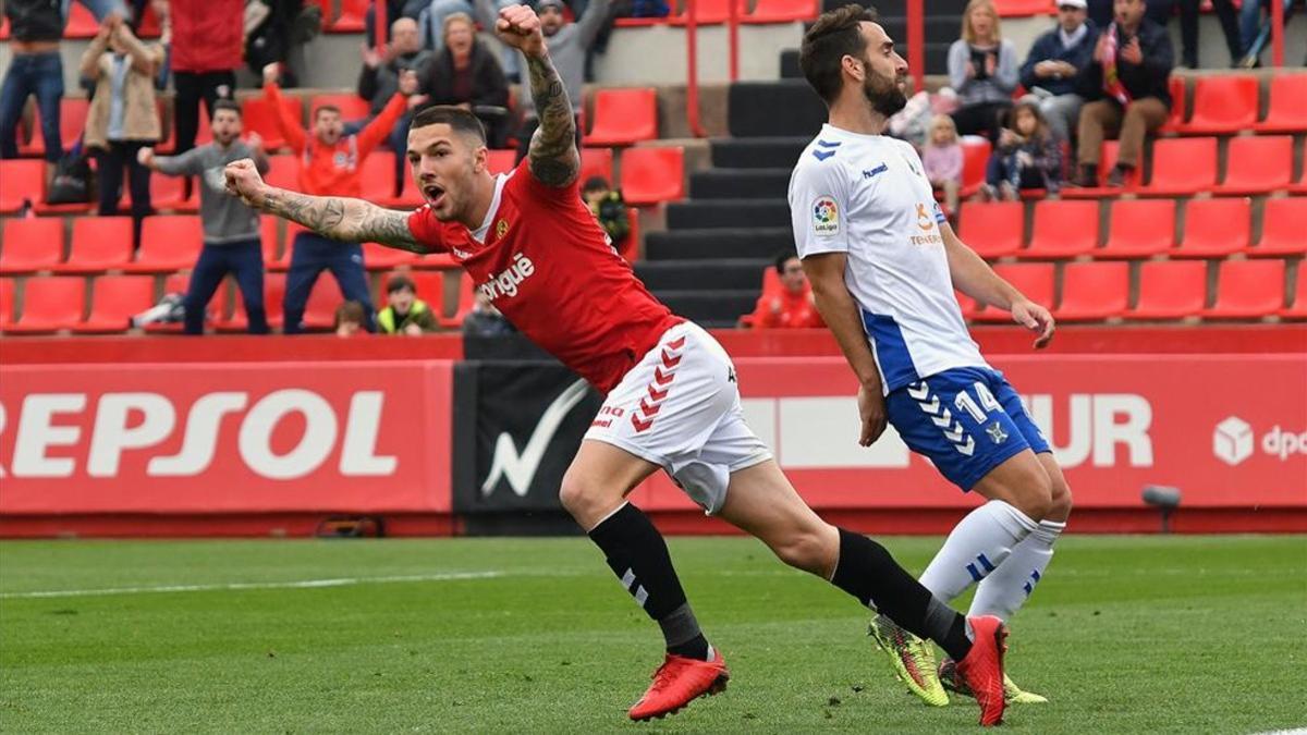 En el último precedente, el Nàstic perdió 1-2 ante el Tenerife con gol de Morente