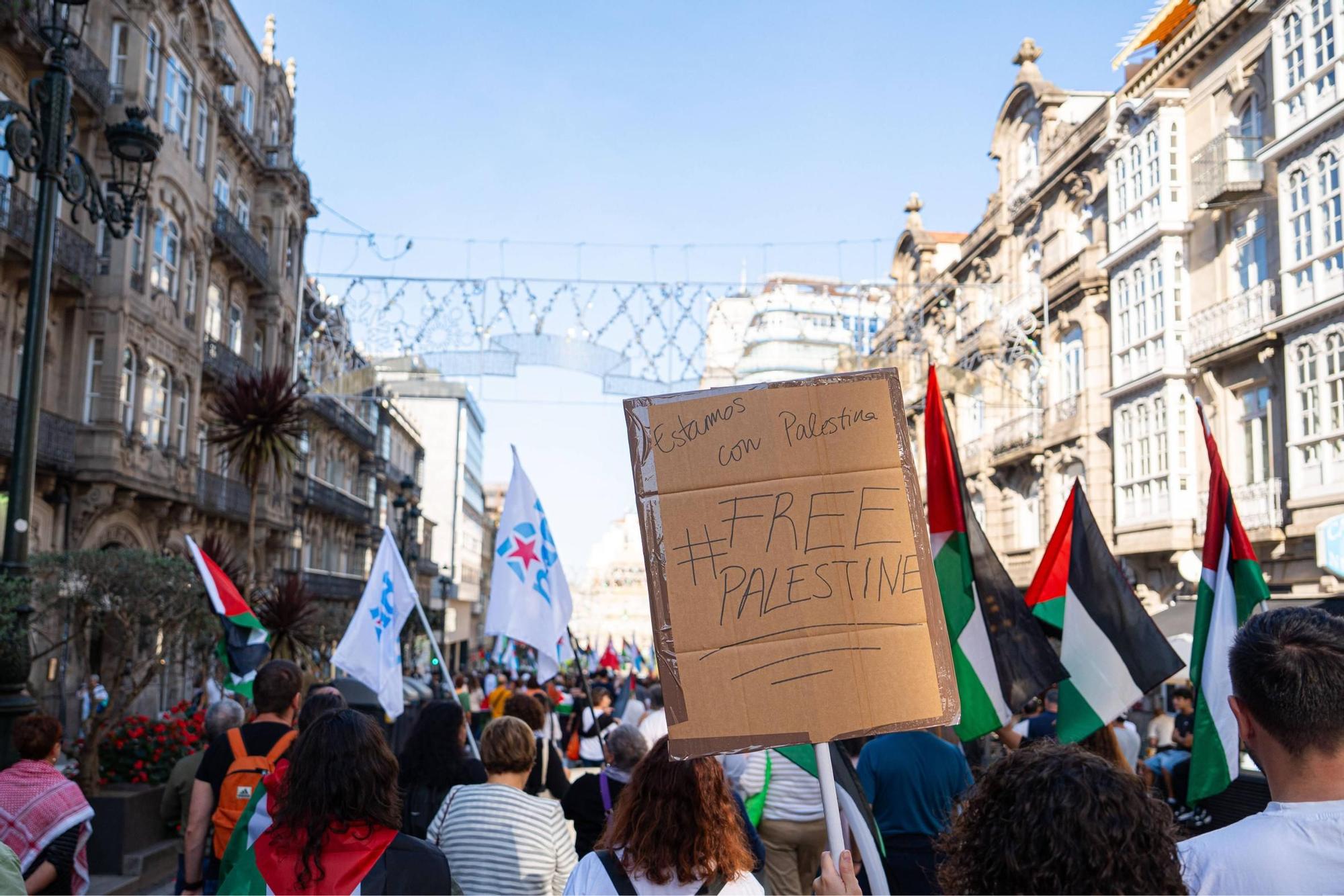 Vigo continúa en pie contra el genocidio de Israel sobre Palestina