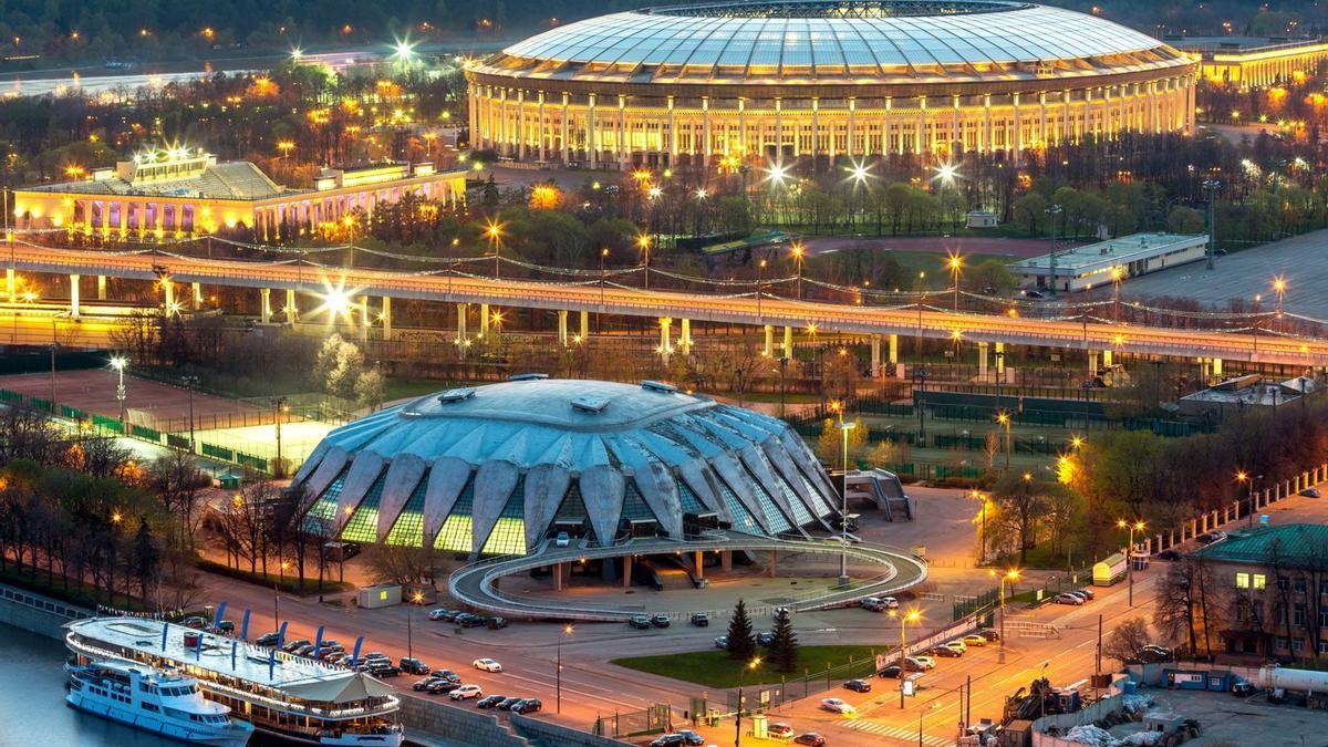 Estadio Olímpico de Luzhnikí en Rusia