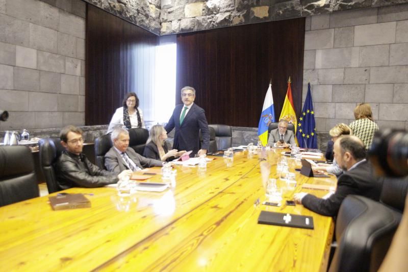 Consejo de Gobierno de Canarias Crisis del Coronavirus  | 11/03/2020 | Fotógrafo: Delia Padrón