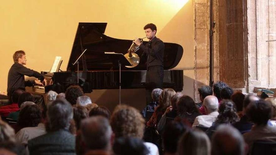 El concierto, ayer, en el Arqueológico.