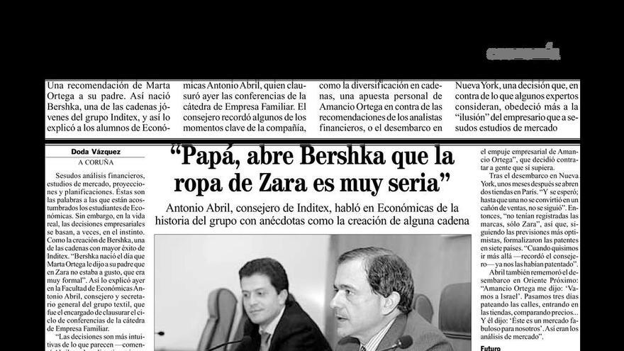 Página publicada en LA OPINIÓN el 5 de junio de 2007.