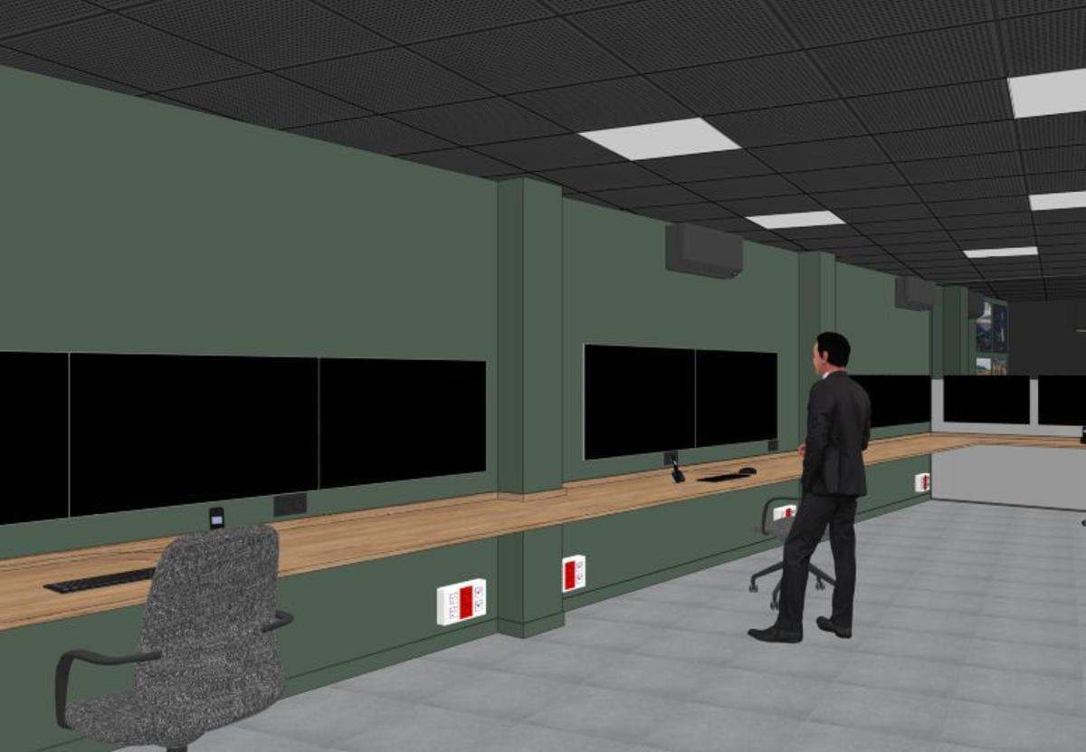 Infografía de cómo sería el centro de mando. | FDV