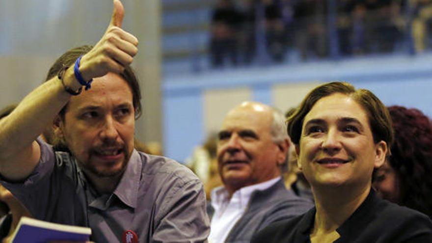 Iglesias y Colau, en una imagen de archivo.