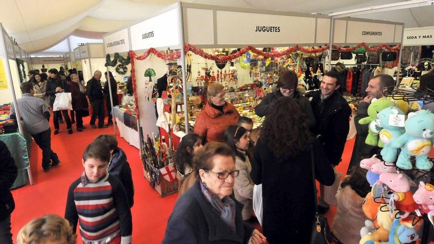 La Feria Navidá, Artesanía y Comercio abre hoy en Mieres