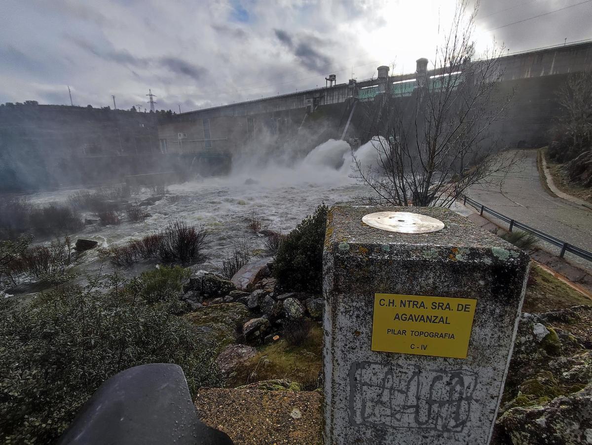Desembalse del río Tera en Nuestra Señora de Agavanzal.