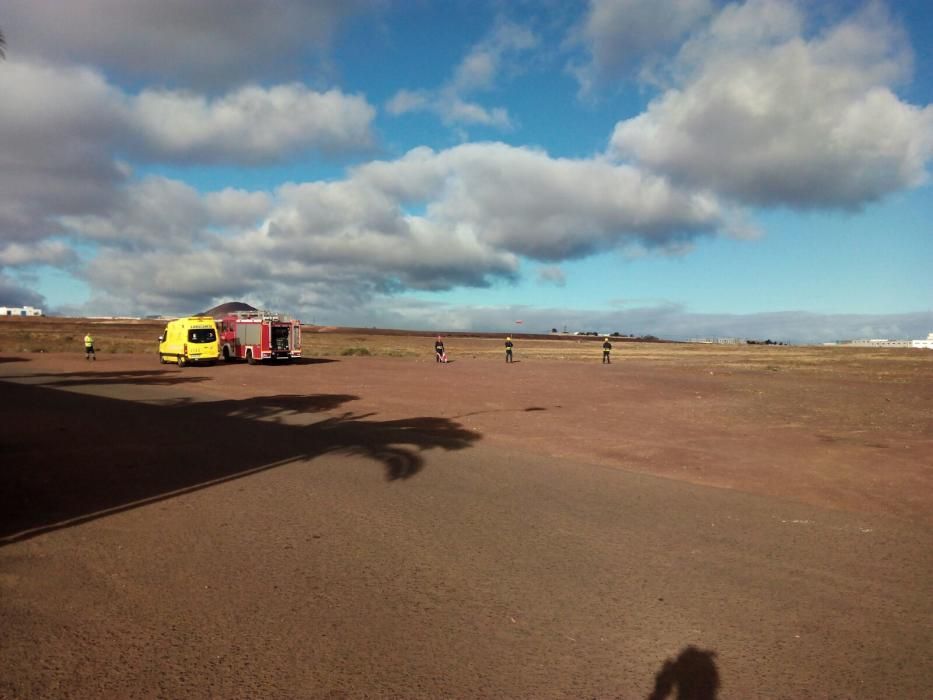 Rescate de una turista irlandesa en Lanzarote