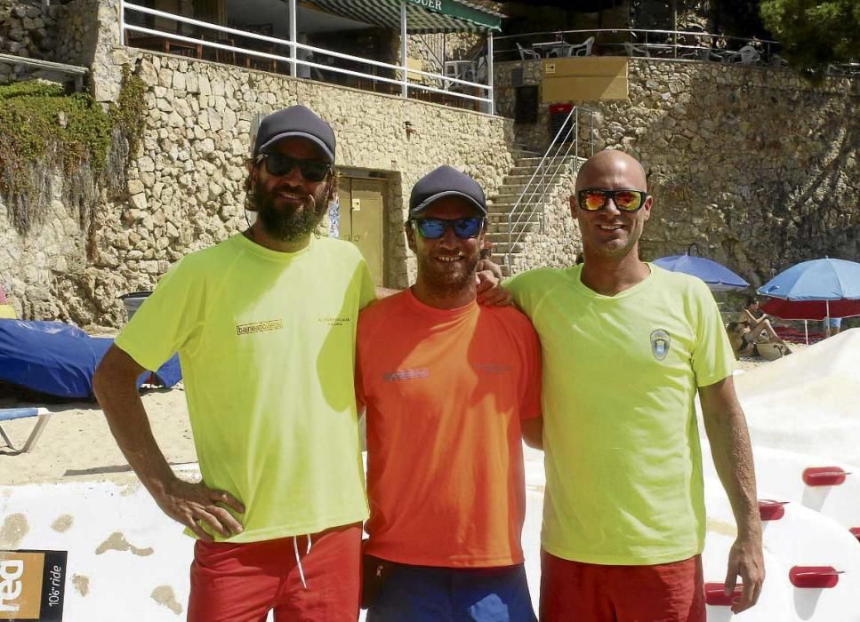 Los trabajadores de la playa