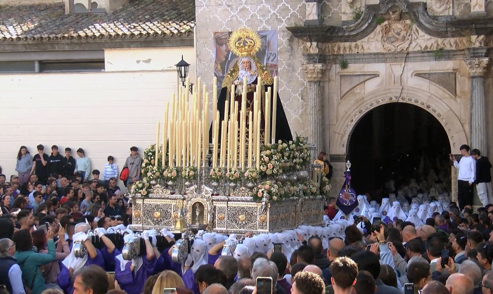 Priego. Jesús Nazareno,  Dolores Nazarena y San Juan Evangelista.