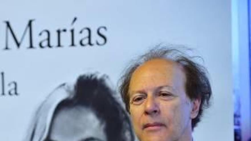 El escritor Javier Marías, ayer en Madrid.