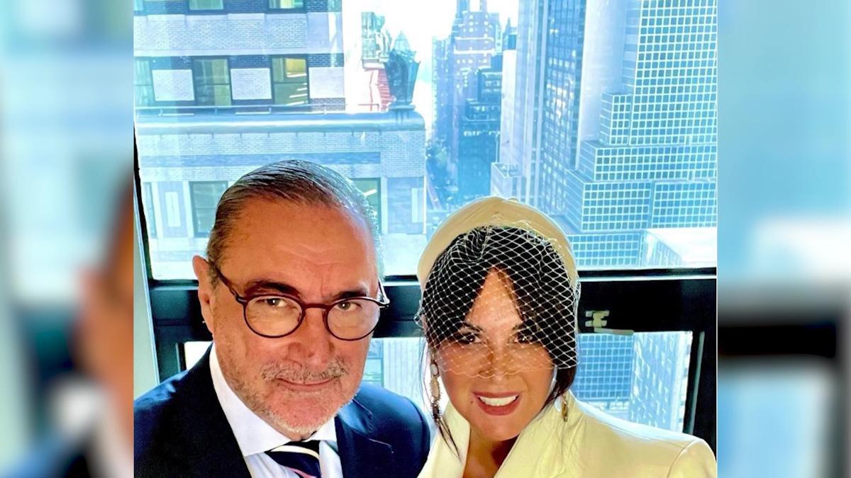 Boda de Carlos Herrera y Pepa Gea: comparten la primera imagen de su enlace secreto en Nueva York