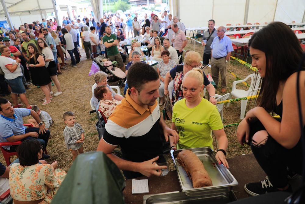 Subasta del ramo y corderada de las fiestas de Santullano de Las Regueras