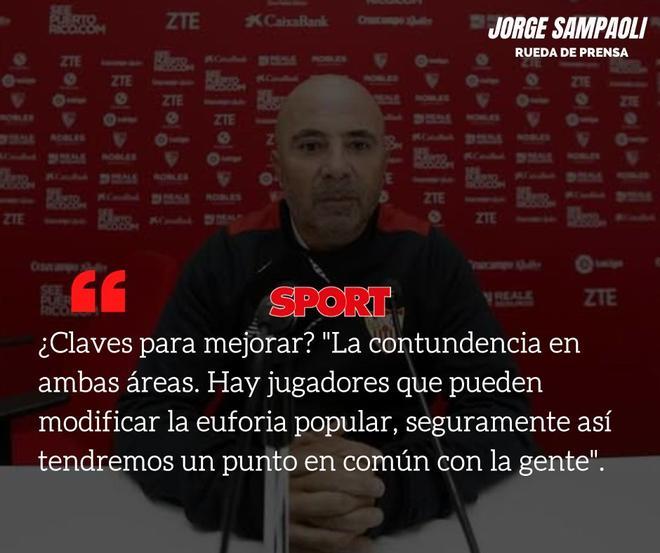 Las mejores frases de la presentación de Sampaoli