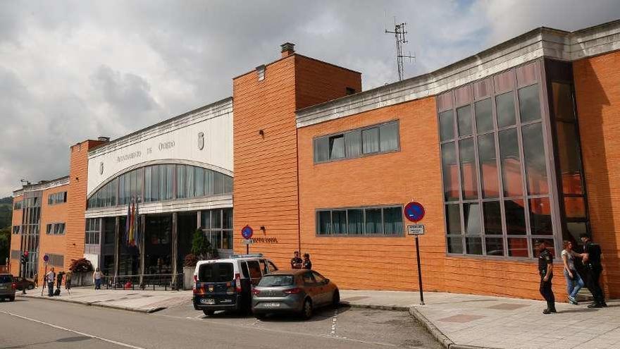 El cuartel del Rubín, sede de la Policía Local de Oviedo.