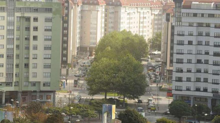 Vista de la plaza Elíptica.