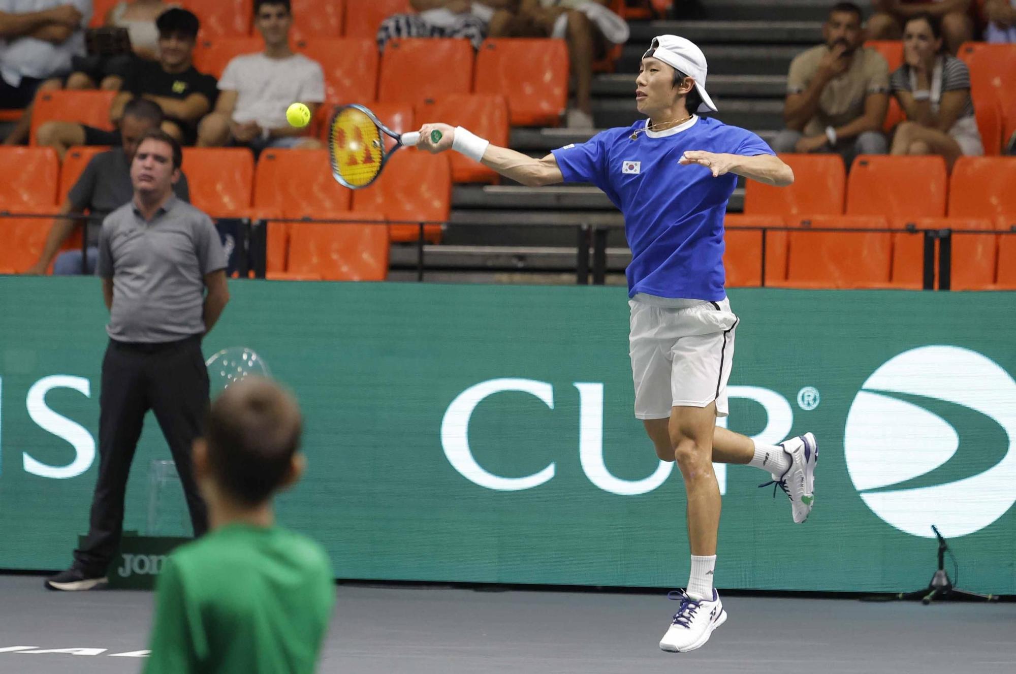 Tercera jornada de Copa Davis entre Rep. Checa y Corea