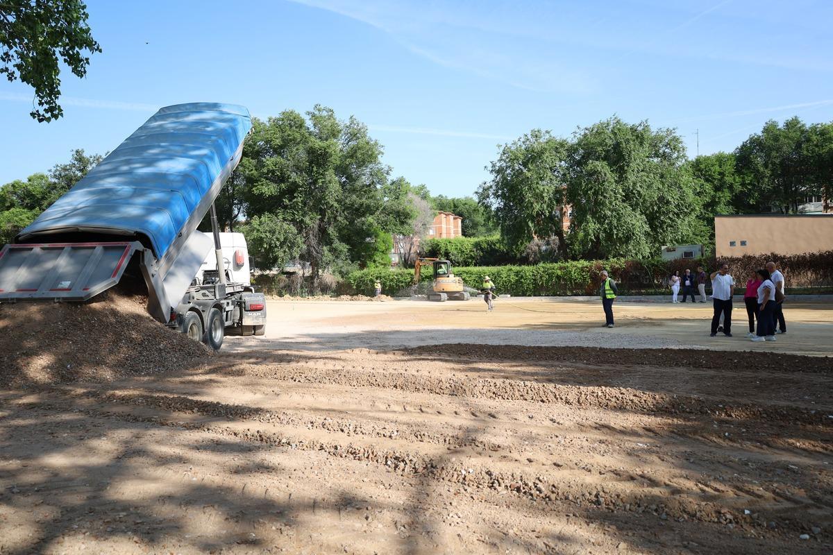 Obras del aparcamiento