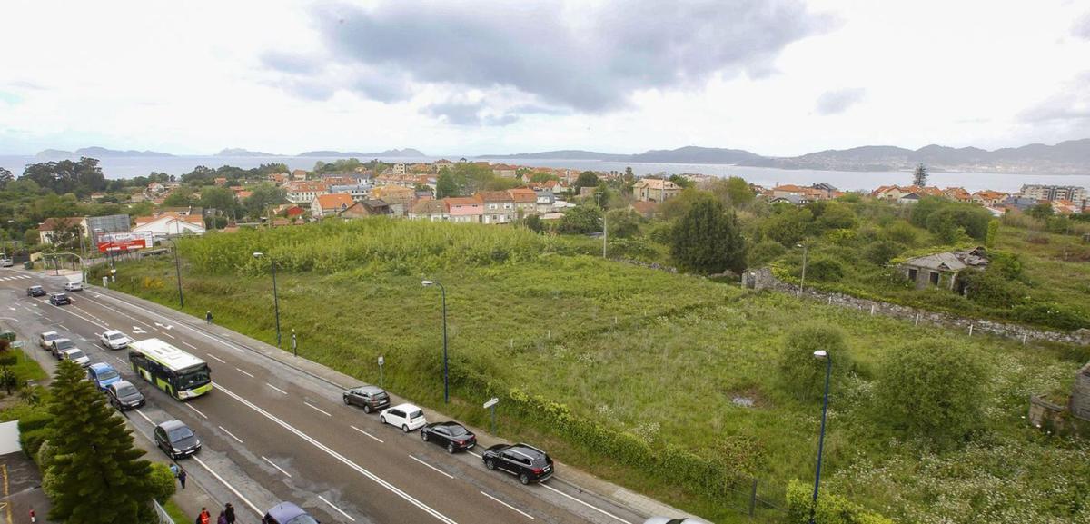 Terrenos del ámbito de Cruceiro, en Alcabre. | R. Grobas