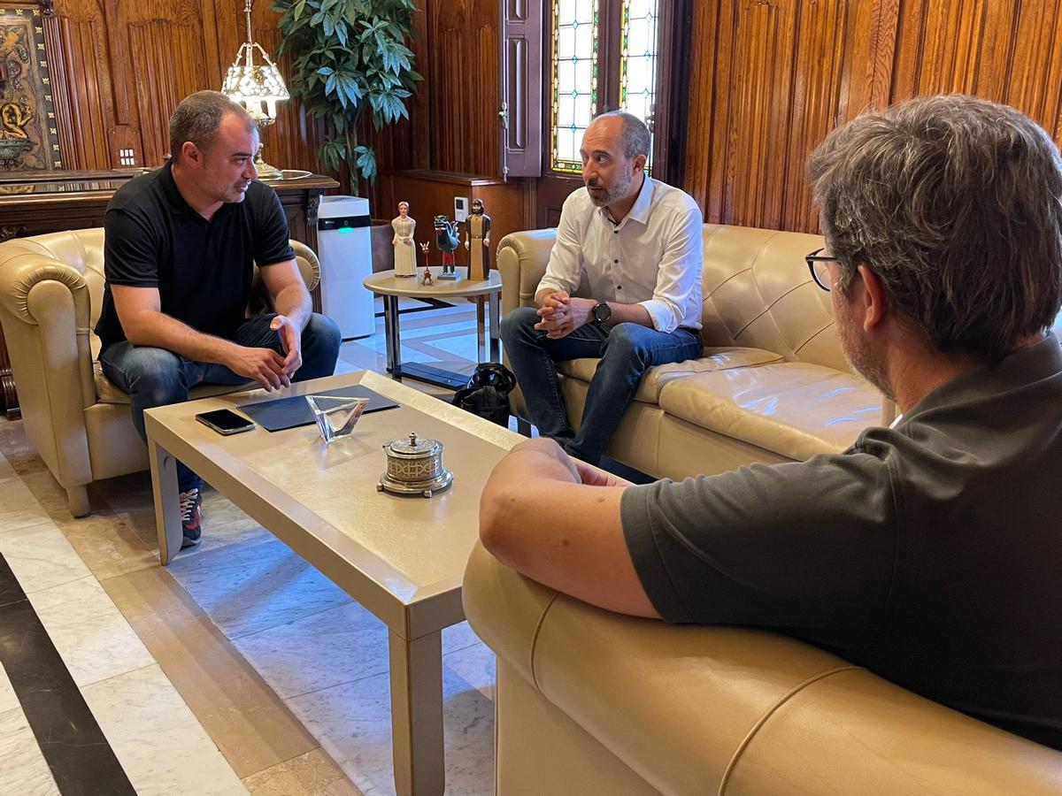 Els alcaldes de Terrassa i de Manresa en una imatge d'arxiu