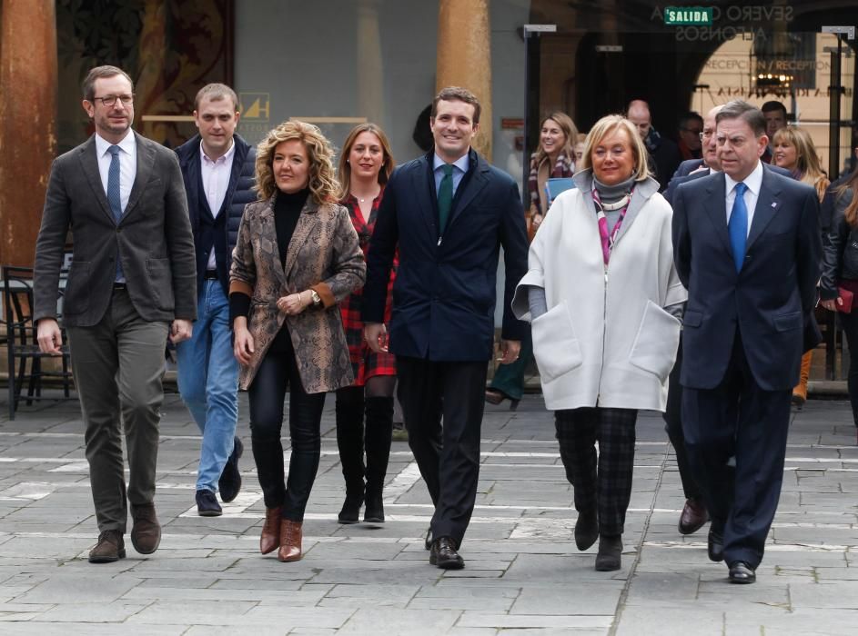 Pablo Casado  acude a Oviedo para presentar a los candidatos del PP en Asturias