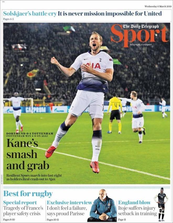 Portada de Telegraph  del 6 de marzo del 2019