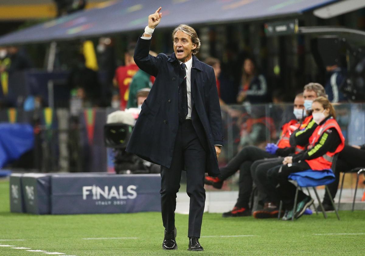 Roberto Mancini estuvo 133 partidos en el banquillo del Manchester City en los que ganó 82 veces el partido. (62% de victorias) Roberto Mancini estuvo 133 partidos en el banquillo del Manchester City en los que ganó 82 veces el partido. (62% de victorias)