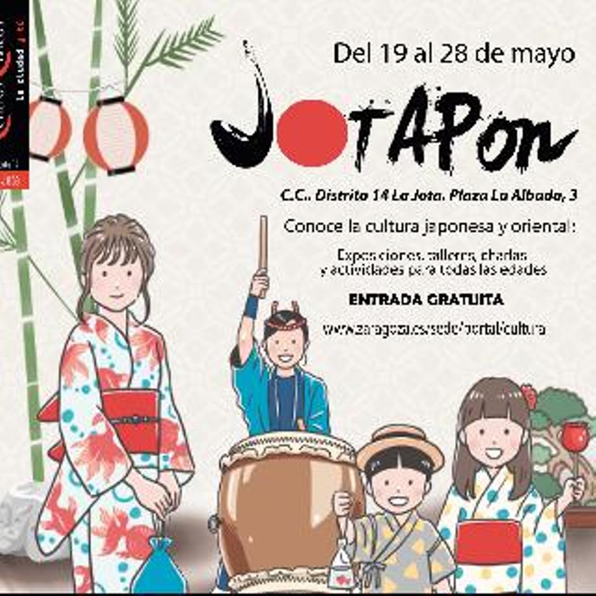 Cartel de las jornadas sobre Japón.