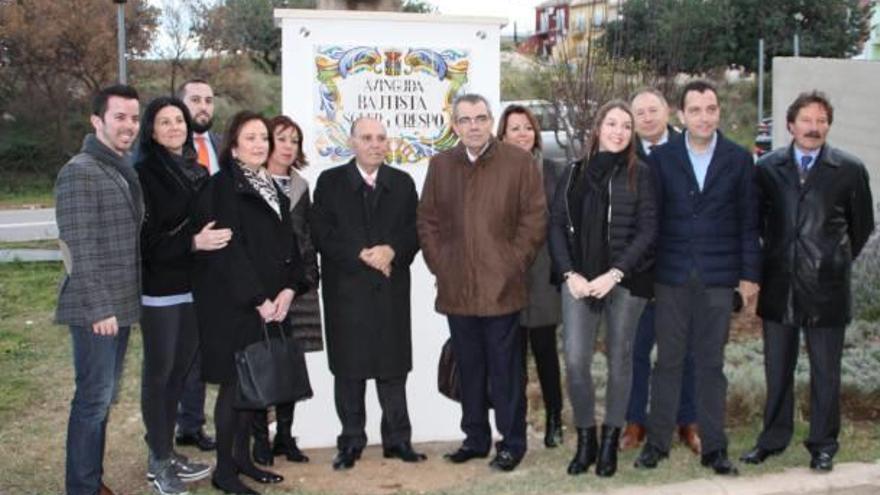 Turís inaugura la avenida dedicada a Bautista Soler