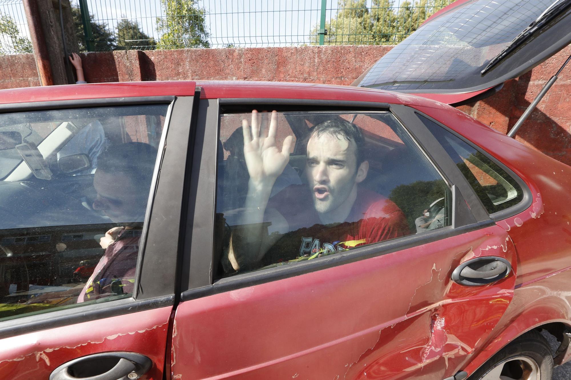 Simulacro en el instituto: "Esta adrenalina nos gusta y es necesaria para un momento como este"