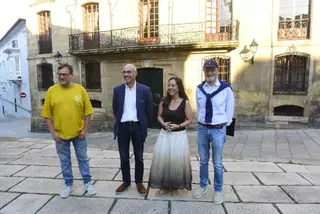 Inés Rey, Vigo Trasancos, Jorquera y Rubém Centeno, los primeros en entrar en la Casa Cornide