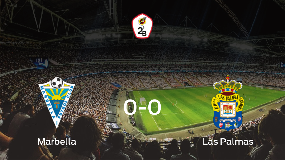 El Marbella y Las Palmas At. concluyen su enfrentamiento en el Antonio Lorenzo Cuevas sin goles (0-0)