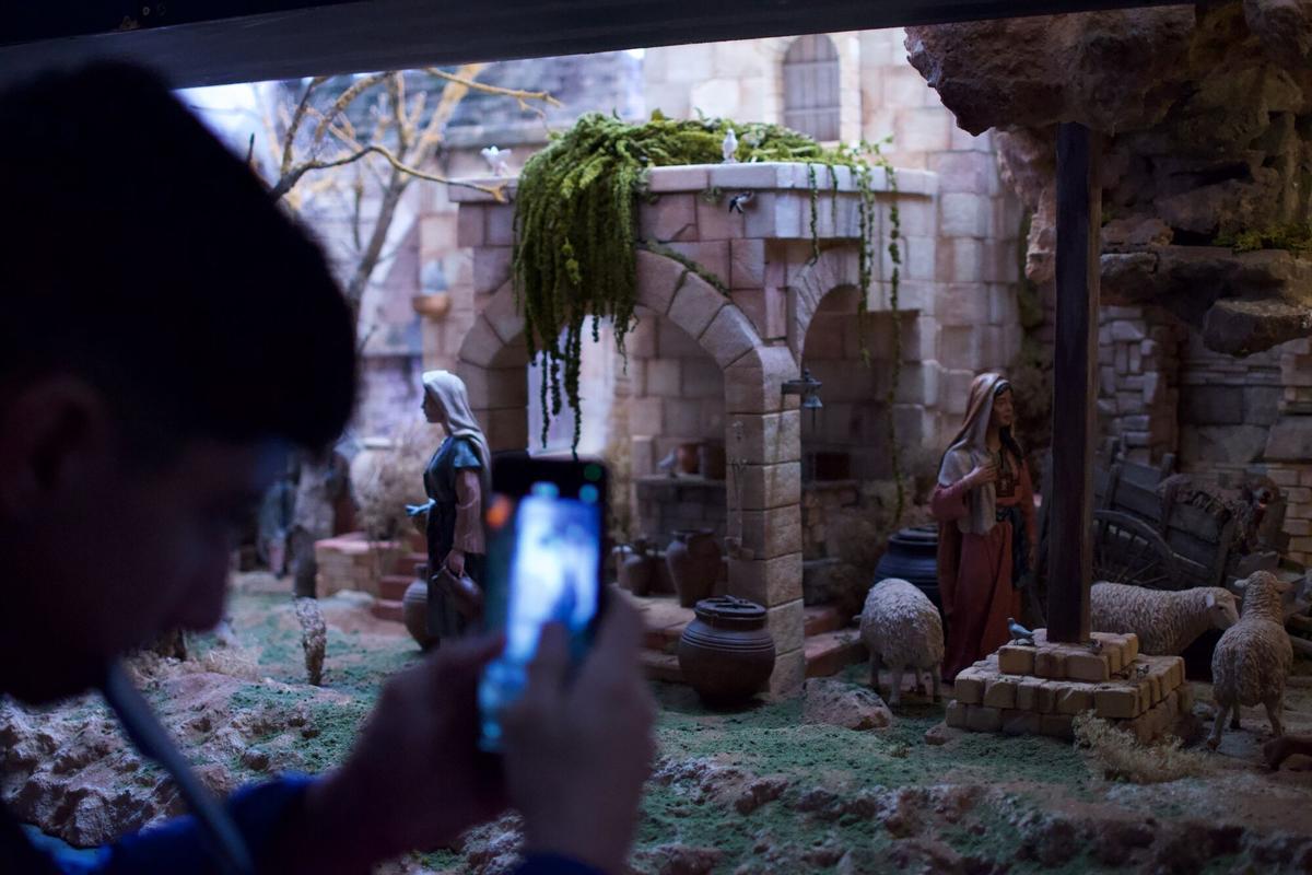 Belén de La Hermandad del Císter en el Colegio de La Milagrosa