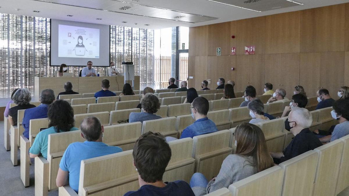 Salón de actos de la nueva sede.