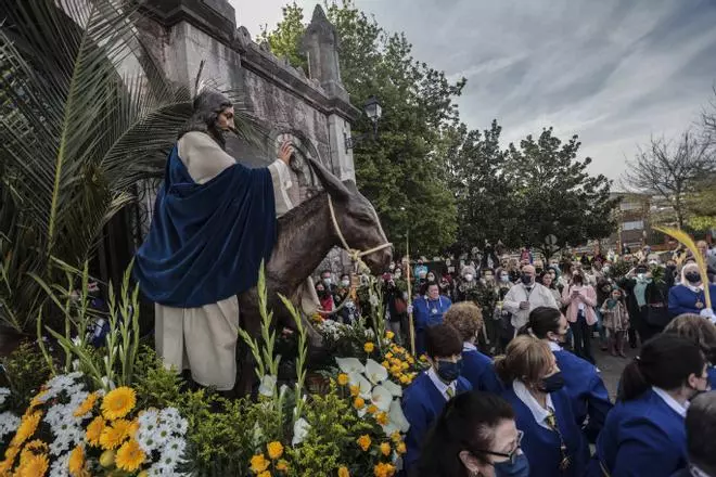 La Borriquilla se estrena en la Catedral: “Había muchos nervios”