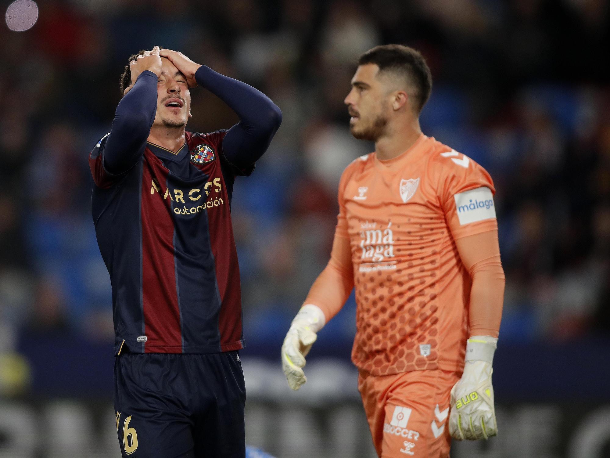 El Levante UD gana por la mínima al Málaga en el Ciutat
