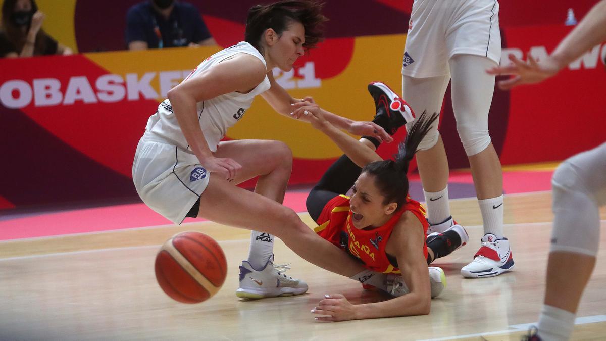 Las imágenes del Serbia - España del Eurobasket