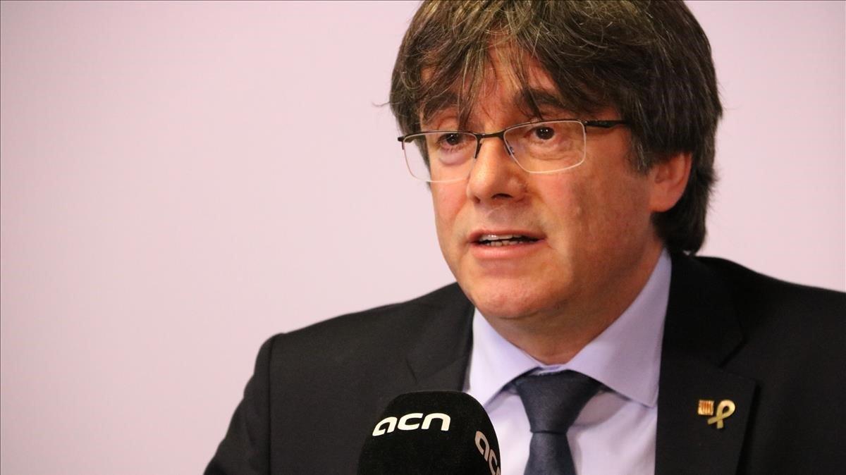 zentauroepp48133555 pla curt de l expresident carles puigdemont durant la roda d190513111810