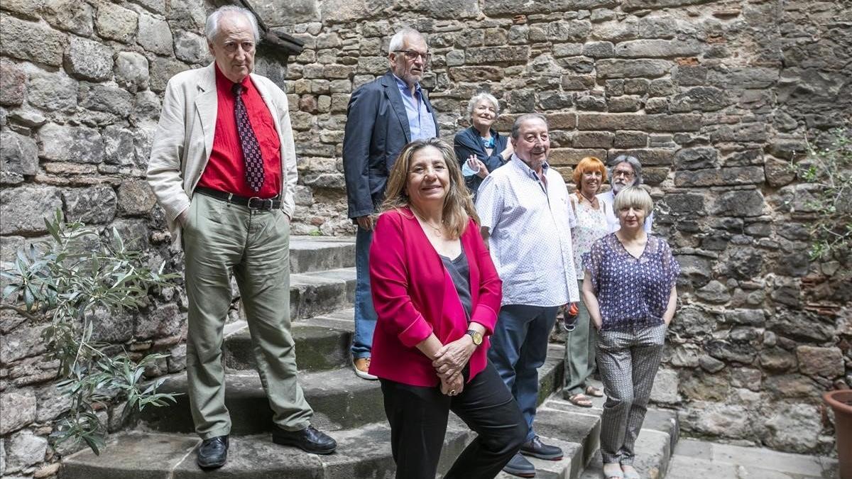 Los nuevos miembros de honor de la Acadèmia del Cinema Català.