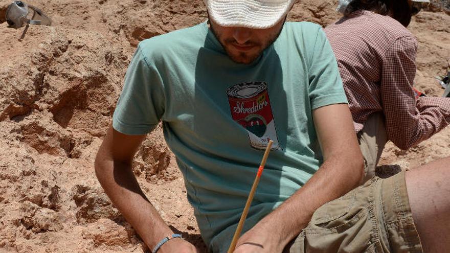 Las excavaciones se realizaron en la zona norte del Risco de Famara.