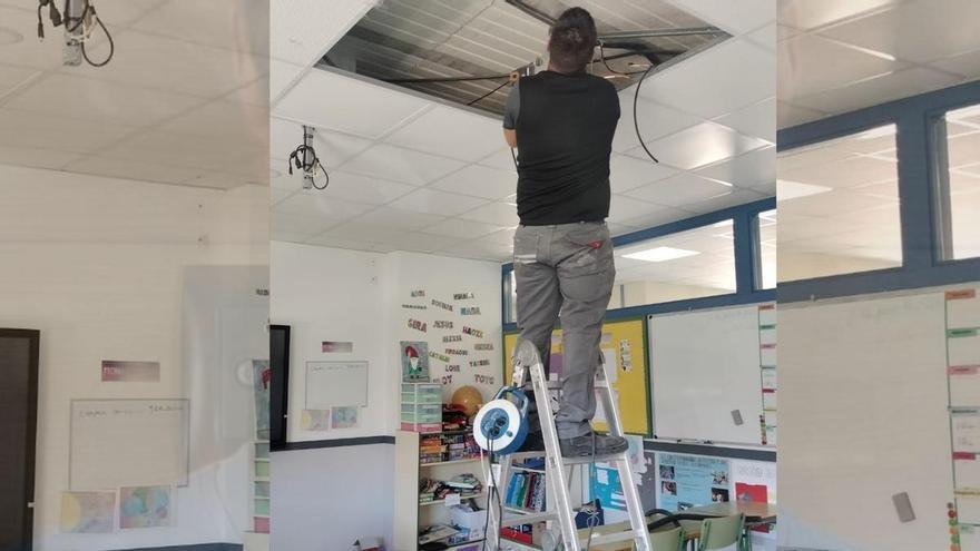 Calatorao invierte 18.400 euros en la climatización de su colegio