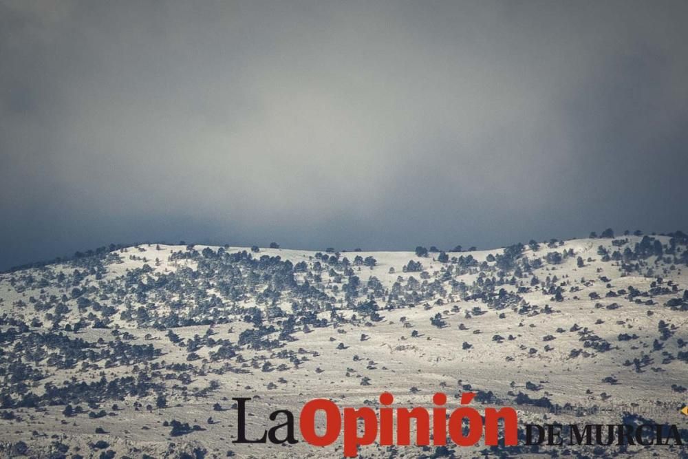 La nieve llega a las pedanías de la comarca del No