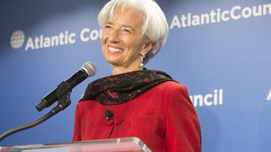 La directora gerente del FMI, Christine Lagarde.