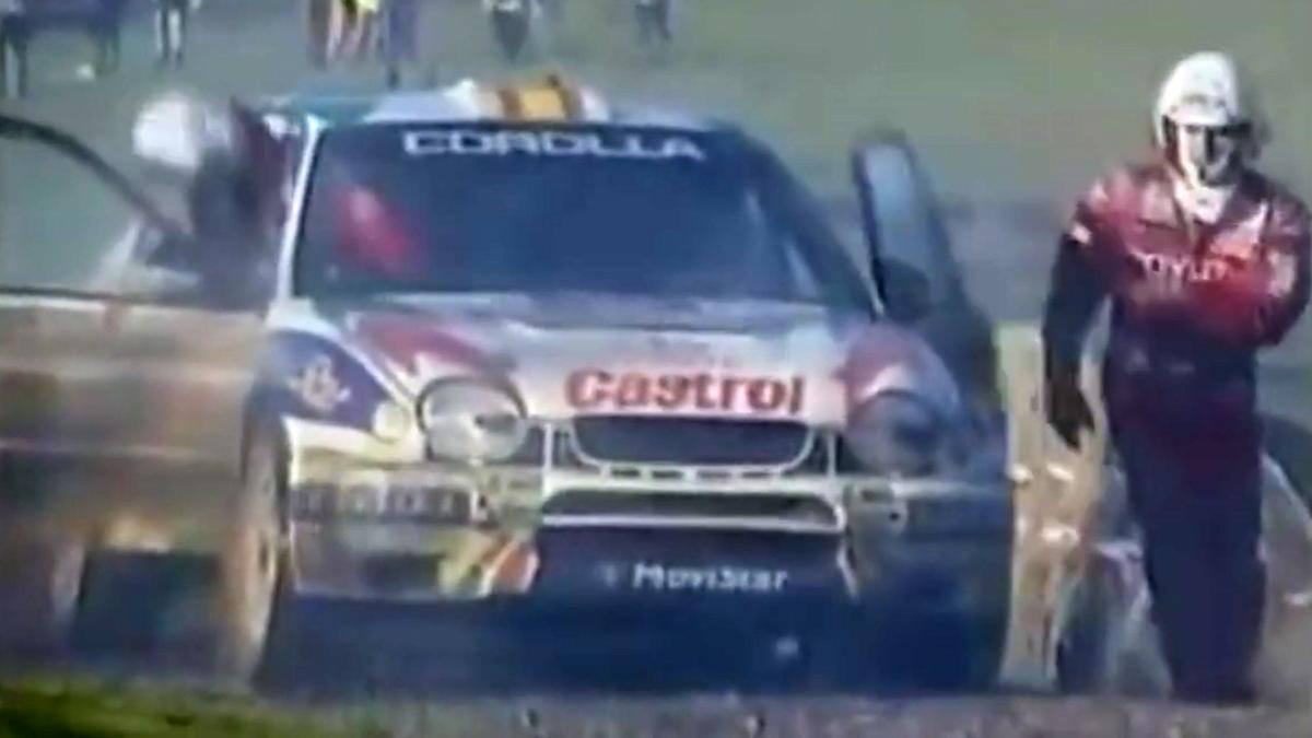 Se cumplen 25 años del mítico "Trata de arrancarlo, Carlos" en el Mundial de Rallys de 1998