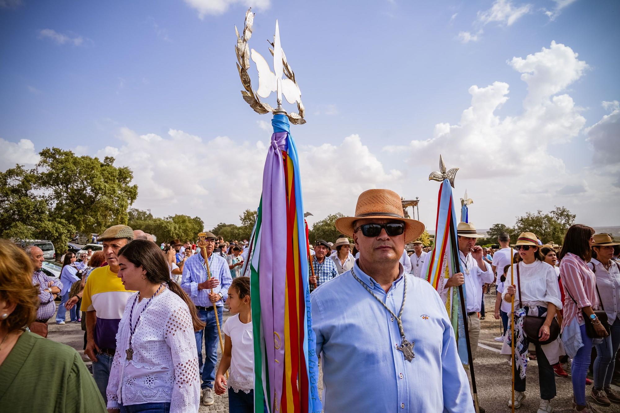 La Virgen de Luna regresa a su ermita rodeada de romeros