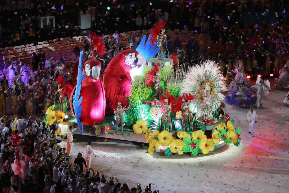 Espectacular cerimònia de clausura dels Jocs de Rio