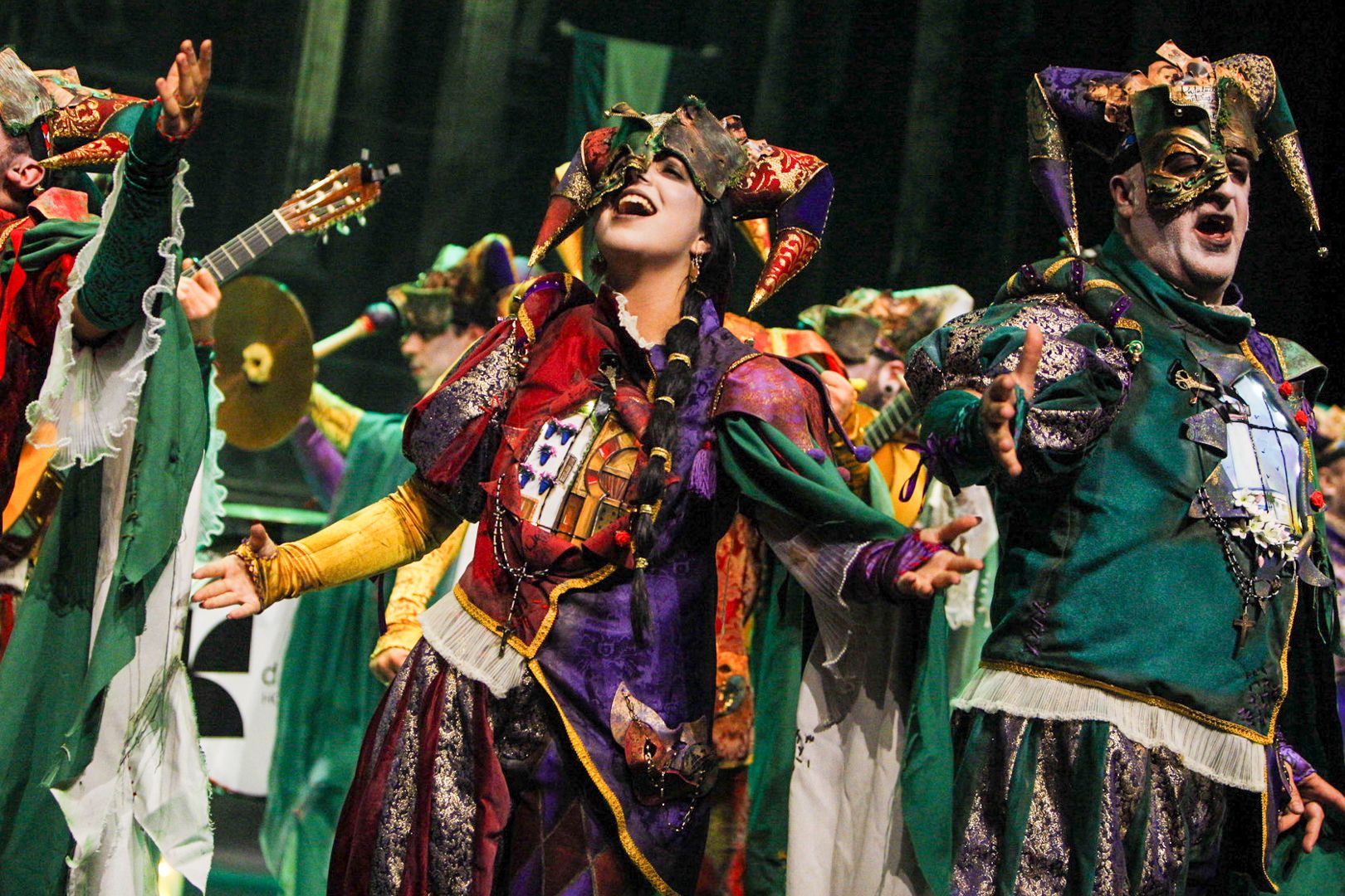 Comparsa 'Bendita tú eres'. Tercera preliminar del Concurso del Carnaval de Málaga 2025