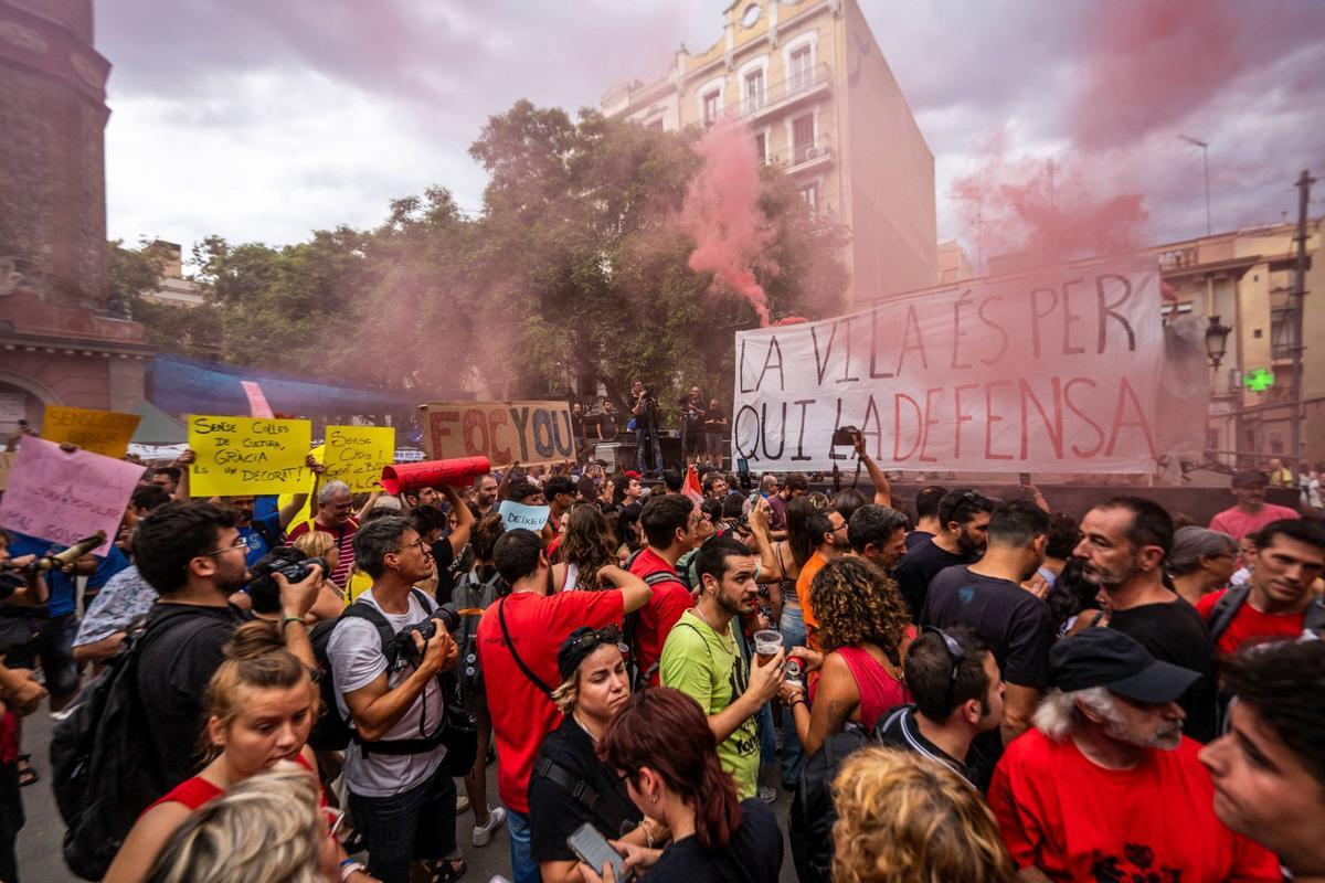 Las colles de Gràcia no han llegado a un acuerdo antes del pregón de la Fiesta Mayor, con lo que los actos de cultura popular quedarían desconvocados en los próximos días.