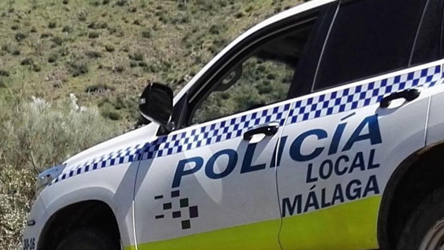 Coche de la Policía Local de Málaga .