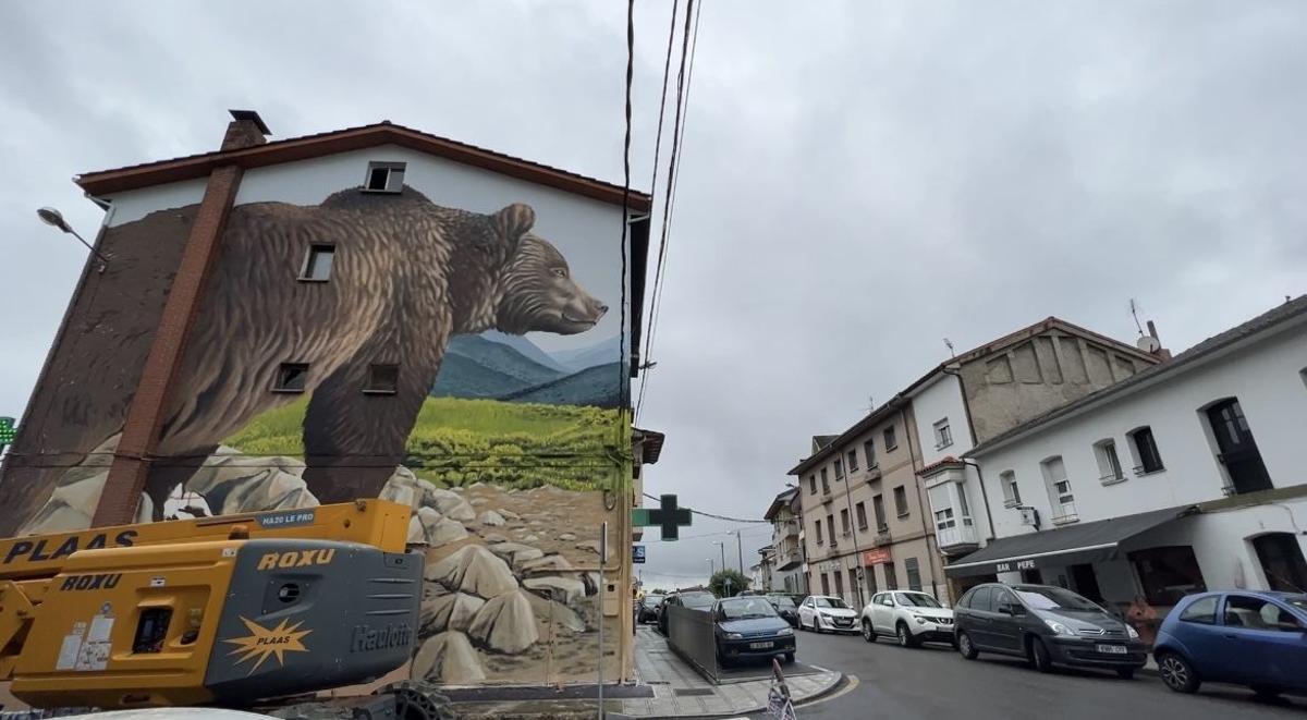 "El oso", de Diego As, en Lieres.