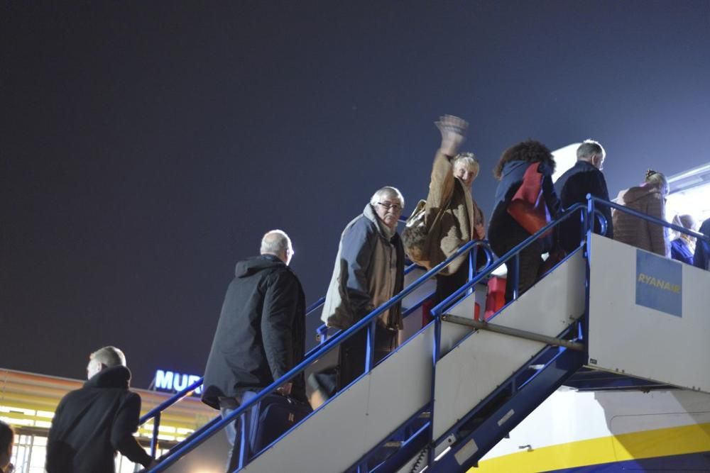 Último día de apertura del aeropuerto de San Javie